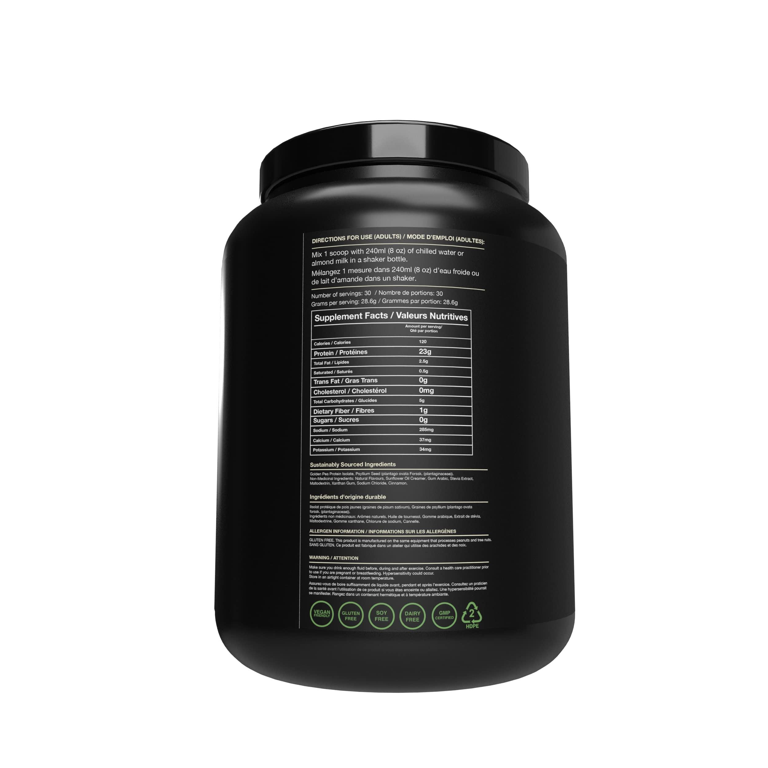 BLESSED BLESSED Vegan Protein Powder - Plant Based Protein Powder Meal Replacement Protein Shake, 23g of Pea Protein Powder, Dairy Free, Gluten Free, Soy Free, No Sugar Added, 30 Servings (Vanilla Chai)