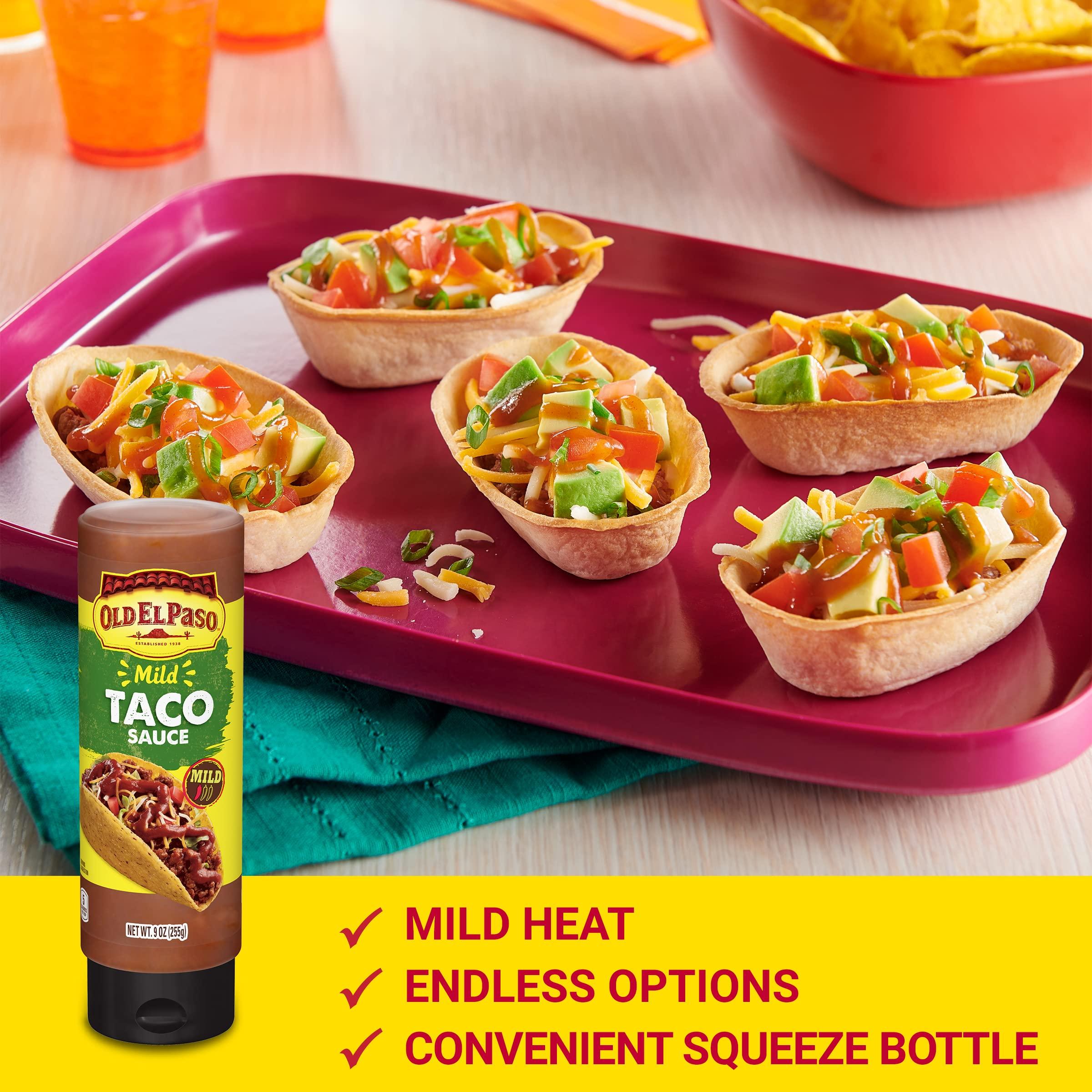 Old El Paso Old El Paso Taco Sauce, Mild, Squeeze Bottle, 9 oz.