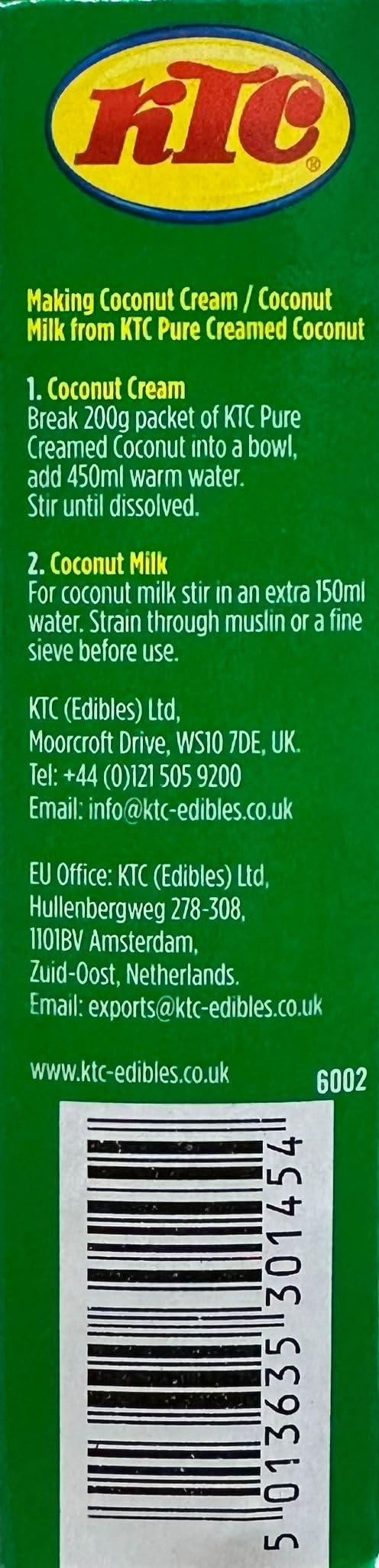 KTC Edibles KTC Pure Creamed Coconut - 200g