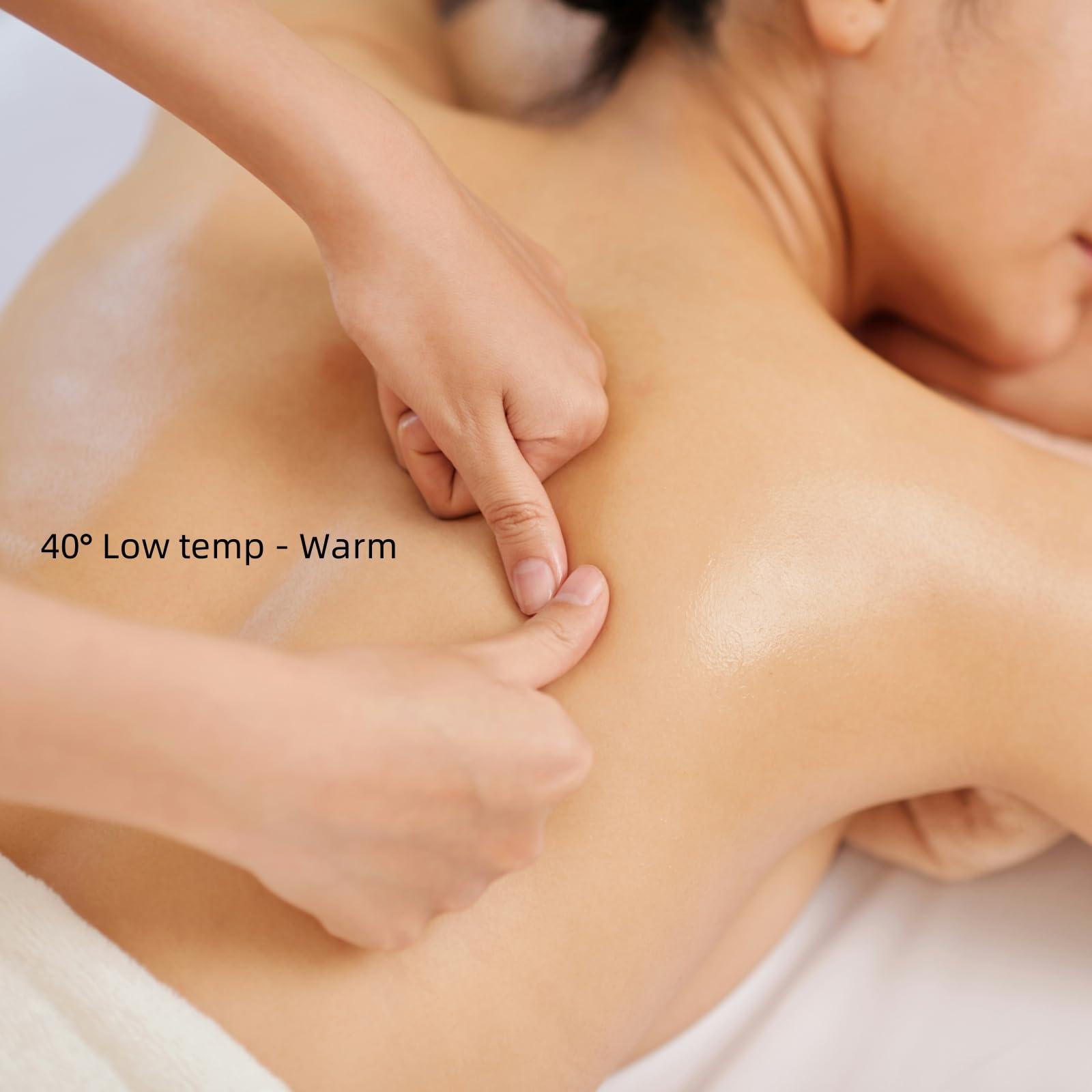 ANSOYER ANSOYER Massage Oil Candle| Massage Oil for Massage Therapy| Massage Lotion Candle| 8 OZ| Amazing Gift for Men or Women (Lavender)