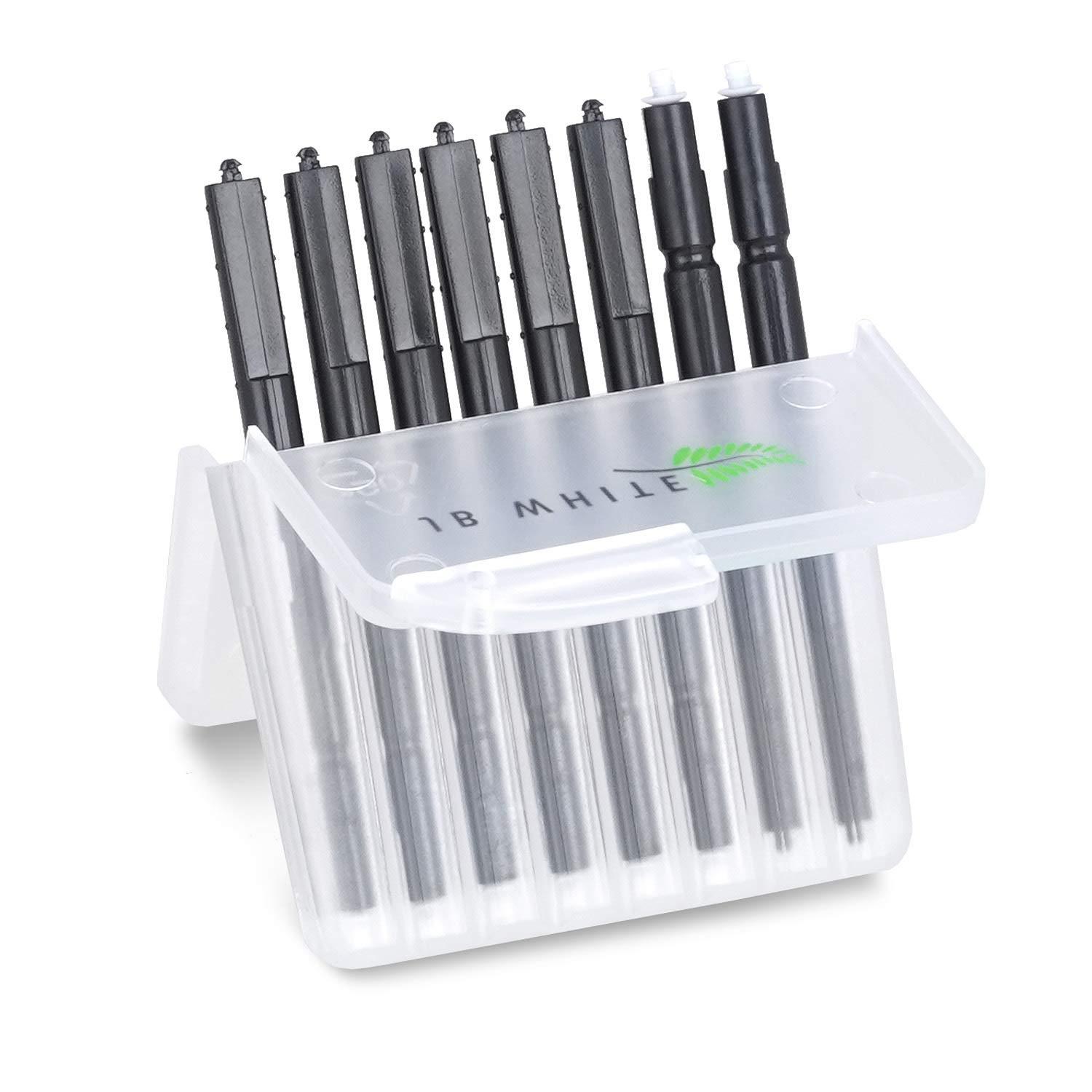 JB WHITE JB White 8 Wax Filters for Hearing Aids compatible with Phonak Cerustop Wax Guards | Widex Nanocare | Oticon ProWax MiniFit | Siemens Signia 3.0 | Resound | Hearing Aid Replacement Filter (8pcs 1.3mm)