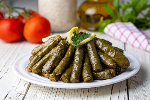 Sanniti Sanniti Dolmas Stuffed Grape Leaves | Ready to Eat | Easy Peel Open Can, 9.8 oz (Pack of 4)