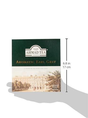 Ahmad Tea Ahmad Aromatic Earl Grey Tea 100 Tagged Tea Bags (1005) (Pack of 24)