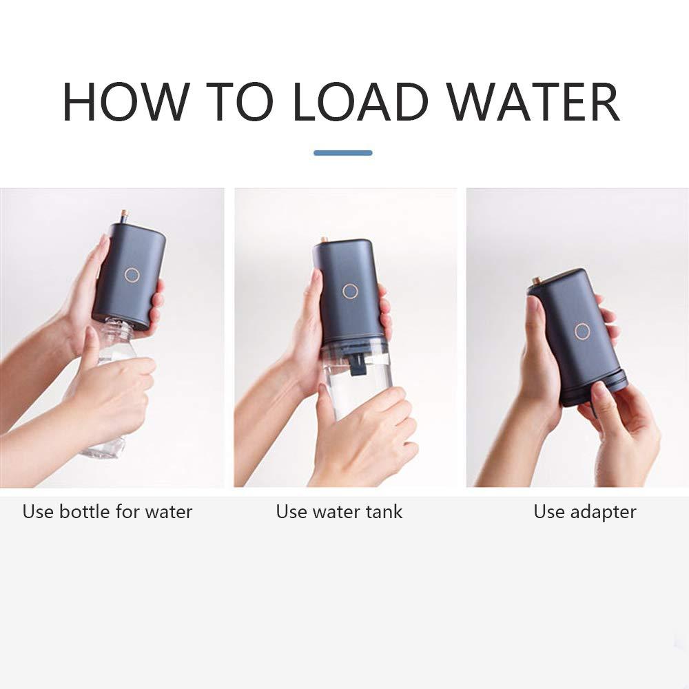 VYSIYIA Portable Travel Bidet IPX6 Waterproof Mini Sprayer with Bubbles Travel Size Cleanser with Three Modes Retractable Nozzle Rotatable Blue