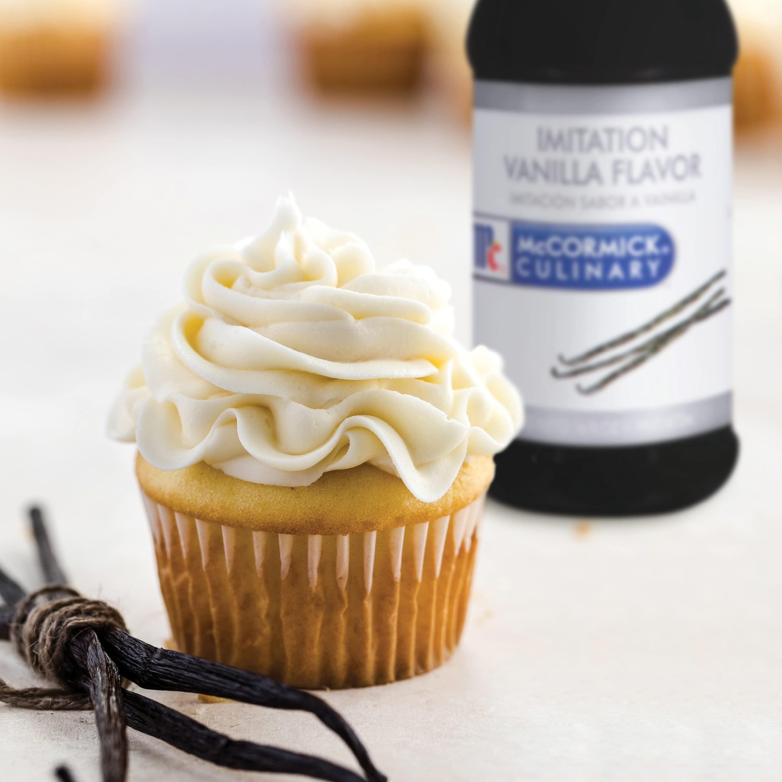 McCormick Culinary McCormick Culinary Imitation Vanilla Flavoring, 32 fl oz (Pack of 6) - Six 32 Fluid Ounce Bottles of Imitation Vanilla Extract for Baking, Best for Cakes, Frostings, Desserts and More