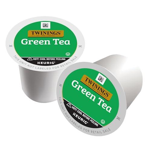 Twinings Twinings Pure Green Tea K-Cup Pods for Keurig, 12 Count (Pack of 6), Smooth Flavour, Enticing Aroma, Caffeinated, Enjoy Hot or Iced | Packaging May Vary