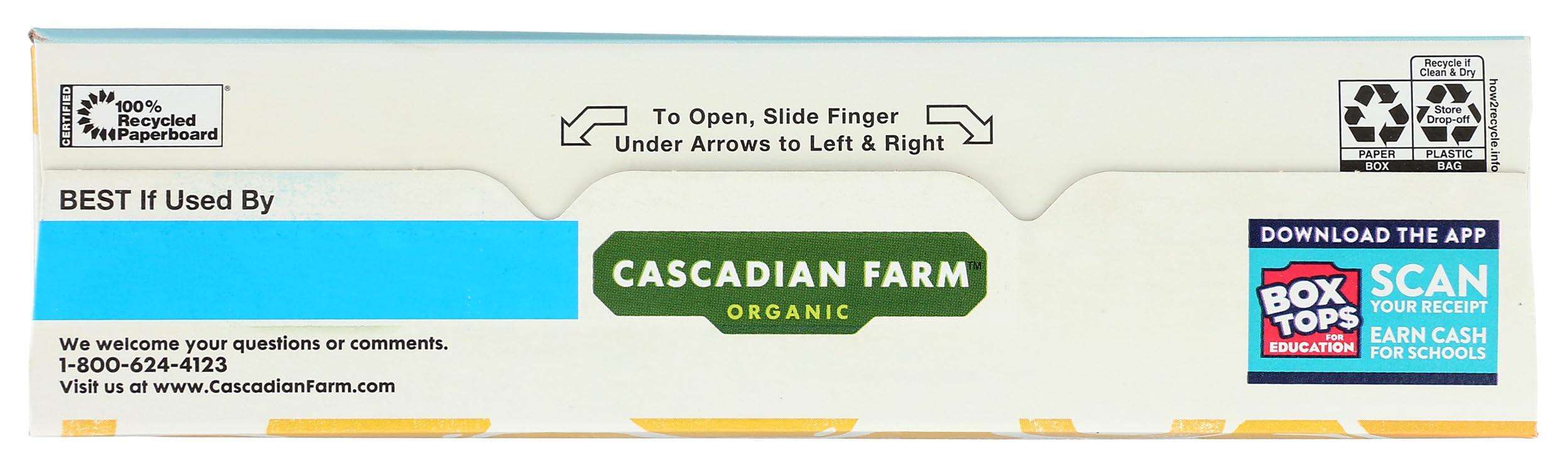 Cascadian Farm Cascadian Farm Organic Honey Nut O\'s - Cereal de nueces y miel, 9.5 onzas