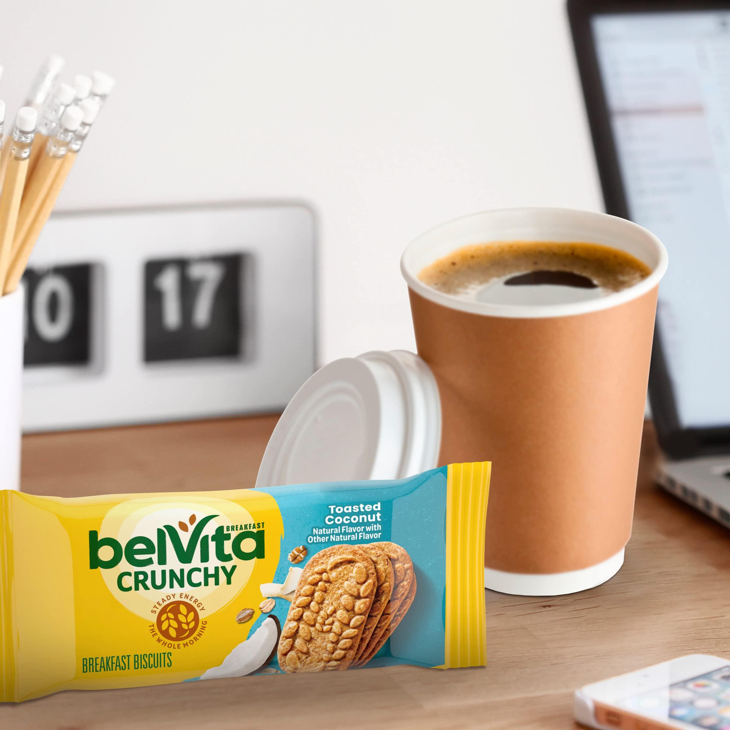Belvita belVita Toasted Coconut Breakfast Biscuits, 5 Packs (4 Biscuits Per Pack)