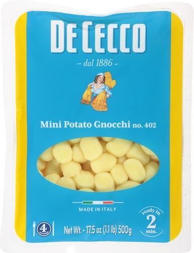 De Cecco De Cecco Pasta, Mini Potato Gnocchi No.402, 17.5 Ounce (Pack of 12)