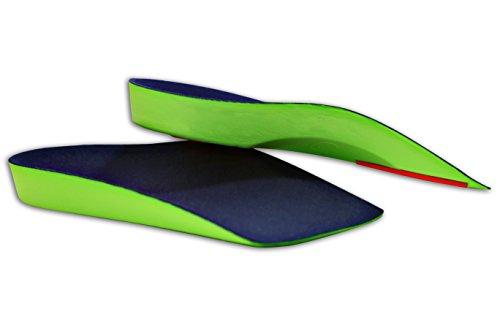 KidSole KidSole 3/4 Length Neon Shield Arch Support Insole for kids with foot pronation, flat feet, or any other undiagnosed arch support issues (Toddler Size US 10-13)