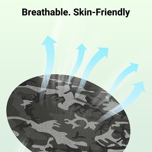 KOVOQ Kovoq Freestyle Libre 3 Sensor Adhesive Patches,Patterned Sensor Tape Protector,CGM Tape,16 pcs Colorful,Waterproof & Sweatproof,Sensor Covers for Kids Women Men,Sensor Tape,Camouflage