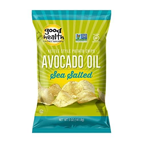 Good Health Good Health Avocado Chips Sea Salt, Salted, 5 Ounce (Pack of 12)