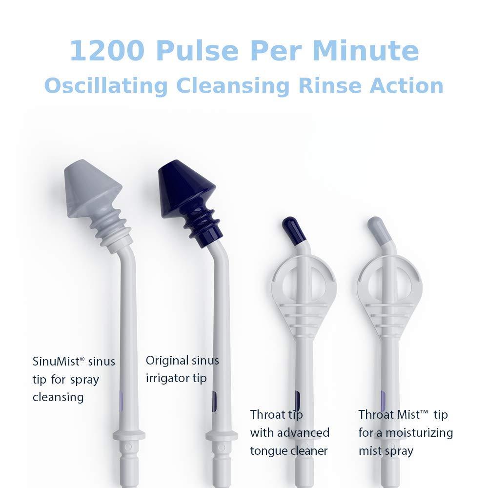 SINU PULSE ELITE SinuPulse Elite Advanced Nasal Irrigation System - Pulsating Sinus Congestion Relief & Sinus Rinse Machine, More Effective Than Neti Pot, Nose Spray or Nasal Wash Bottle, with 90 SinuAir Packets