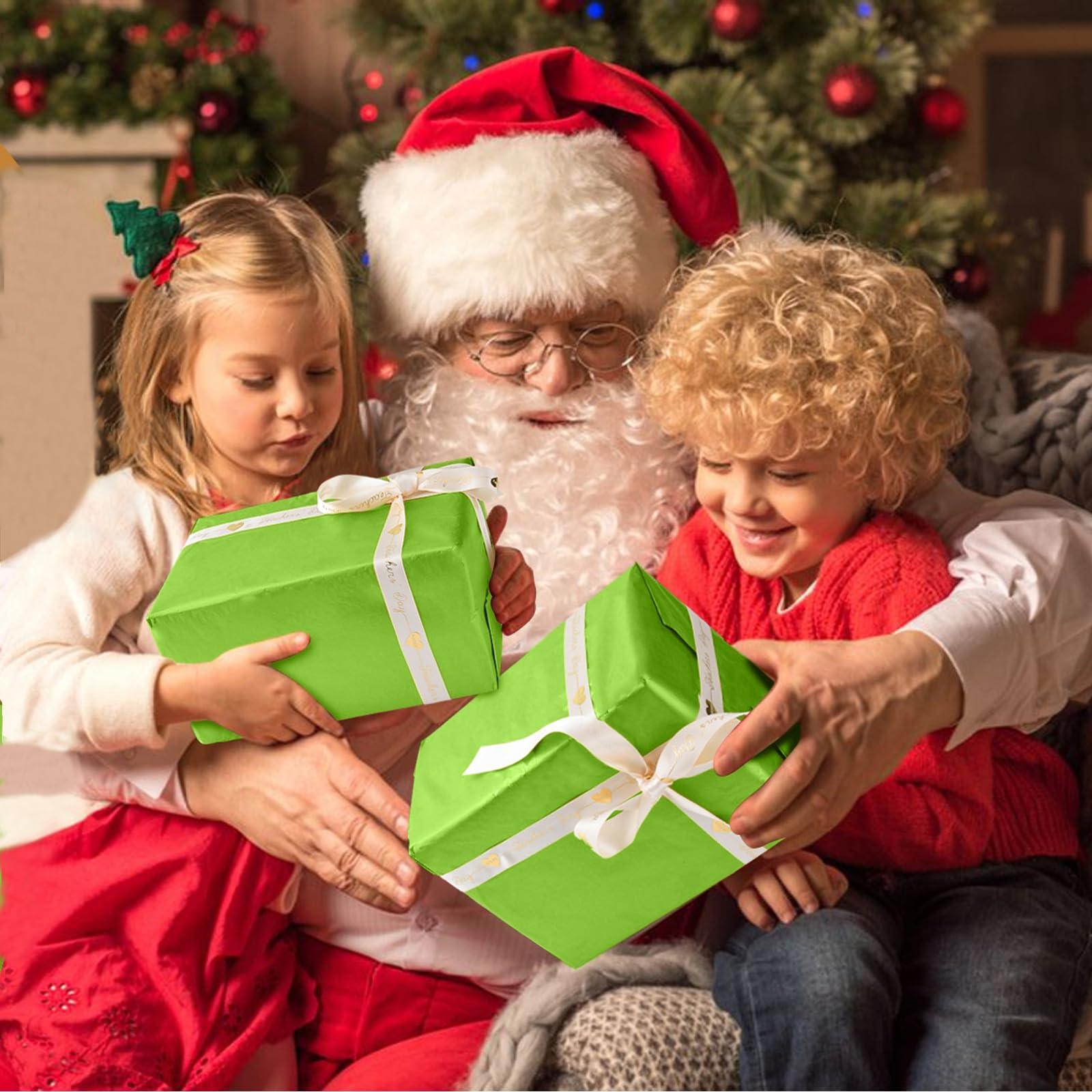 Hlonon 50 Sheets Sage Green Tissue Paper for Gift Bags - 14 x 20 Inches Recyclable Sage Green Wrapping Paper for Weddings Birthday DIY Project Christmas Gift Wrapping Crafts Decor