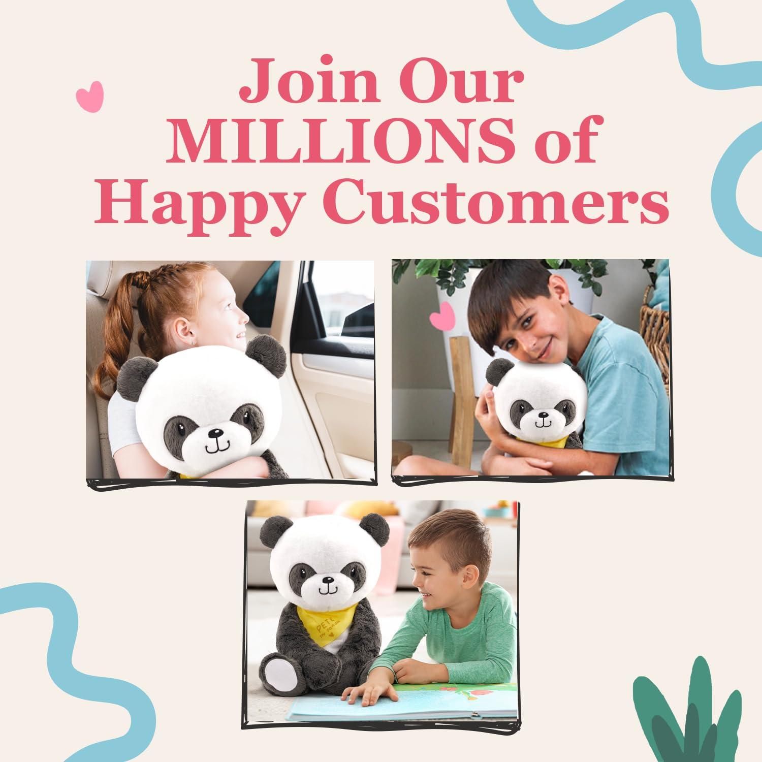 Lilly\'s Love Lilly\'s Love Weighted Stuffed Animal, 5lb | Sensory Weighted Plush for Kids and Adults | Machine Washable Plushies w/Removable Inner | Calming Weighted Stuffed Animals for Anxiety, Pete The Panda