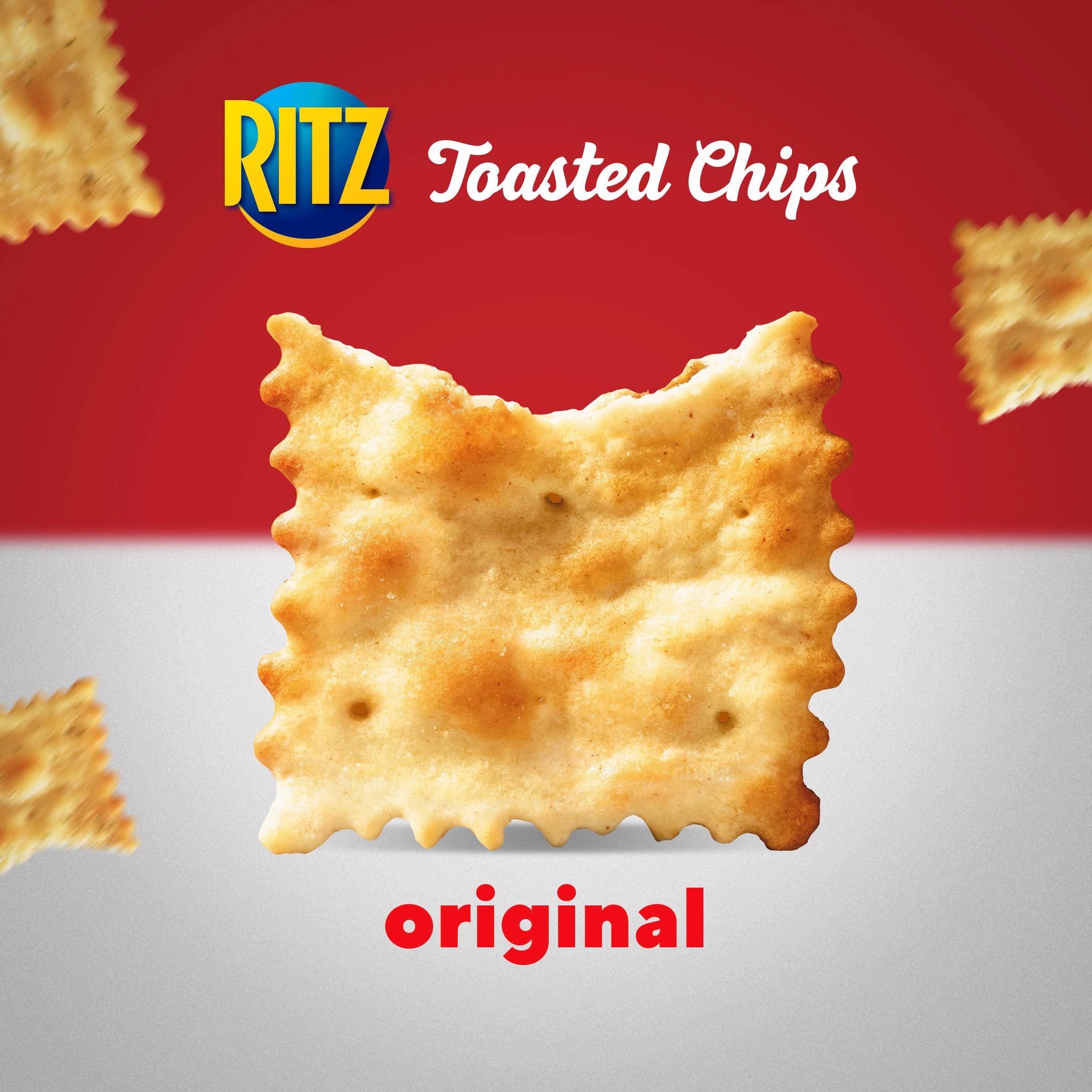 Ritz RITZ Toasted Chips Original Crackers, Family Size, 11.4 oz