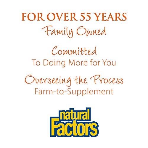 Natural Factors Whey Factors by Natural Factors, Grass Fed Whey Protein Concentrate, Aids Muscle Development and Immune Health, Unflavored, 12 Oz