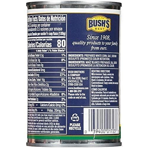 Bush's Best Bush's Best White Hominy, 15.5 OZ (Pack of 4)