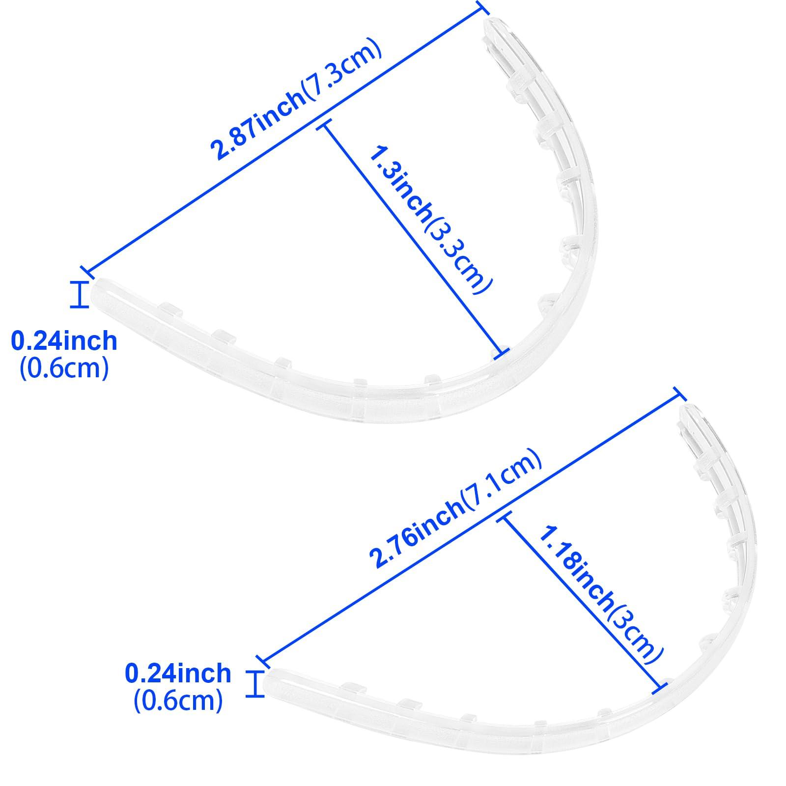ESENHARBER Comfort Cover for Braces - Lip Protector, Lip Cushion, Mouth Guard Clear Teeth Shield Bumper for Brackets, Aligner, Dental Wax Alternative, Soft and Comfortable, in Portable Storage Case with Mirror