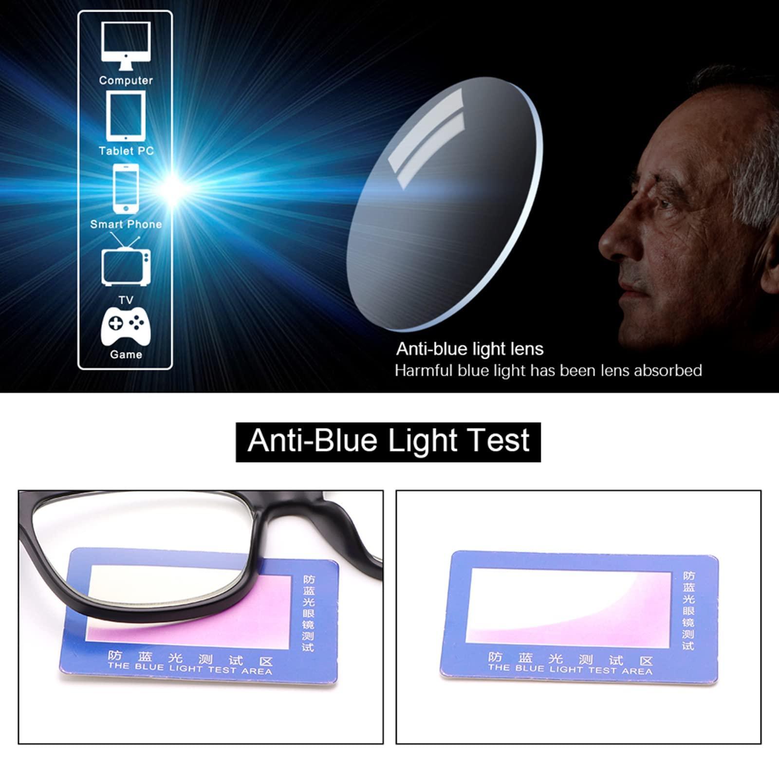 Vepiant Vepiant Nearsighted Distance Glasses For Men and Women Retro Myopia Glasses TR90 Lightweight Shortsighted Eyeglasses Black Full Frame Eyewear Blue Light Filter Spectacles THESE ARE NOT READING GLASSES