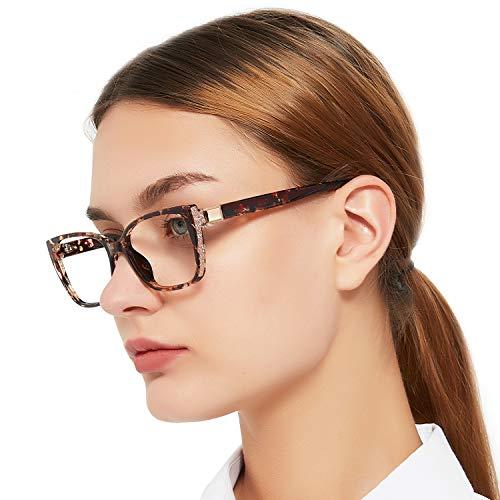 OCCI CHIARI OCCI CHIARI Reading Glasses 5.0 for Women Cateye Readers 0 100 150 200 250 300 350 400 500 600 (Demi, 5.0)