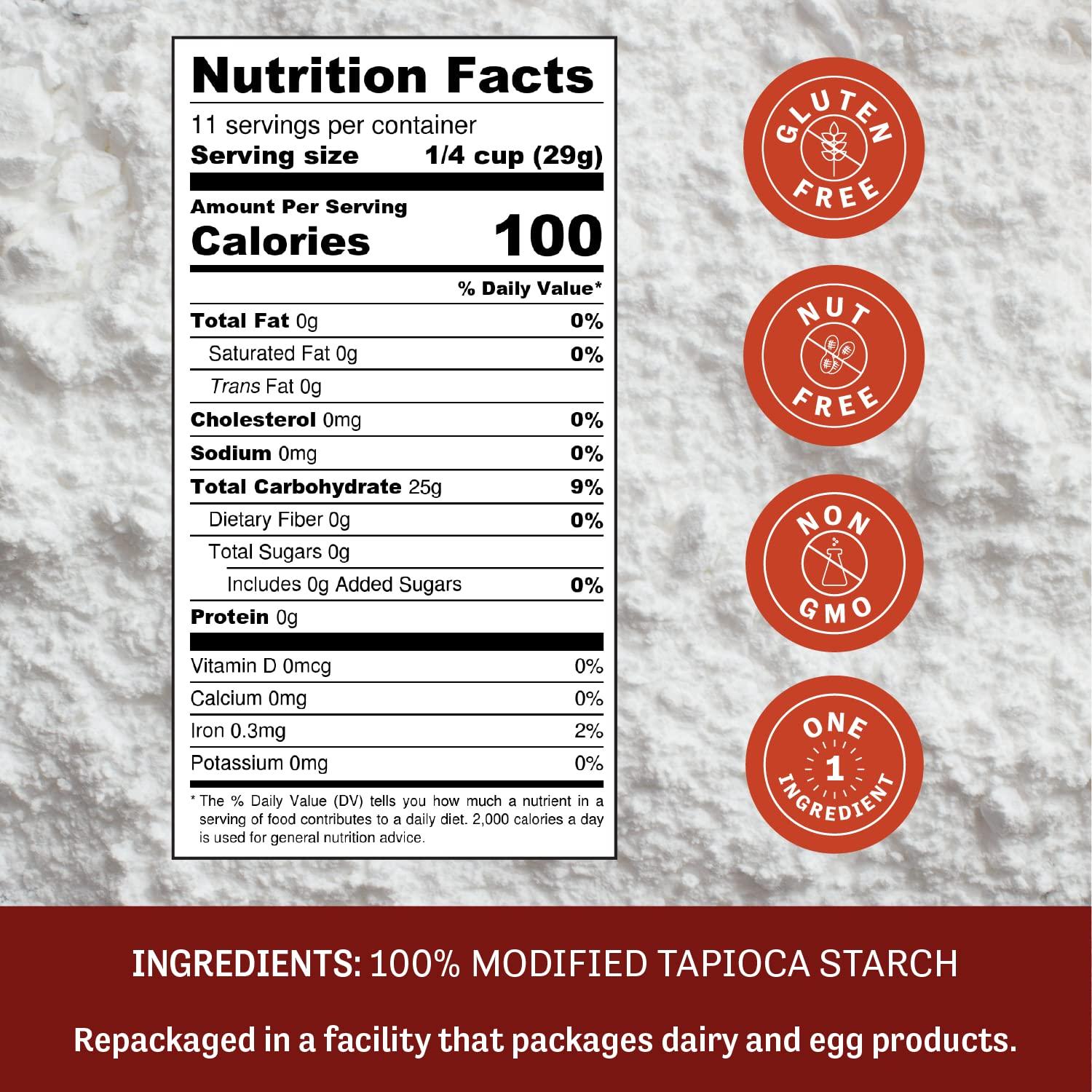 Judee's Gluten Free Judees Expandex Modified Tapioca Starch Powder - 11.25 oz - Delicious and 100% Gluten-Free - Great for Homemade Treats and Baked Goods - Thickens and Enhances Texture, Flavor, and Appearance
