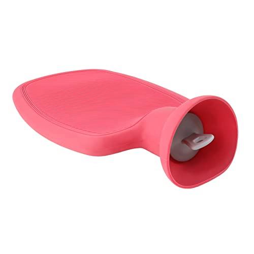 BYVOV BYVOV Silicone Hot Water Bottle,2L BPA Free,Durable Hot Water Bag for Pain Relief for Neck Shoulder,Hot Compress and Heat Therapy,Red