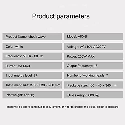 dh beauty dh beauty Professional Big Touching Screen V80B Electromagnetic Shock Wave Therapy Machine Pain Relief Body Relax Massager