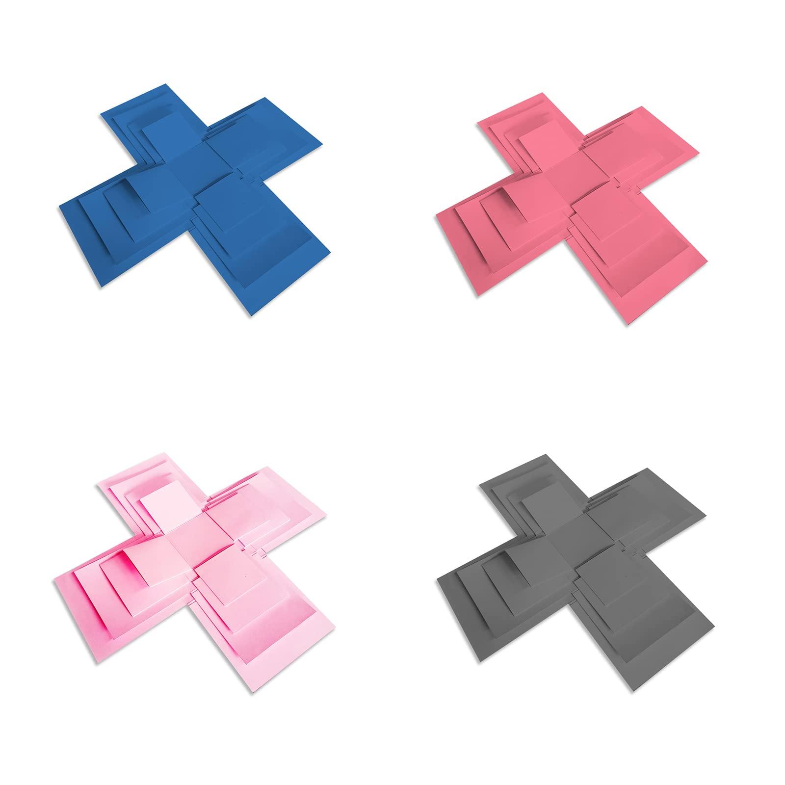 TITA-DONG TITA-DONG 5 Layer Creative Explosion Gift Box, DIY Snack Explosion Box, Candy Explosion Box, Suprise Gift Box, DIY Explosion Gift Box for Valentines Day Gifts Birthday Wedding Anniversary(Red)