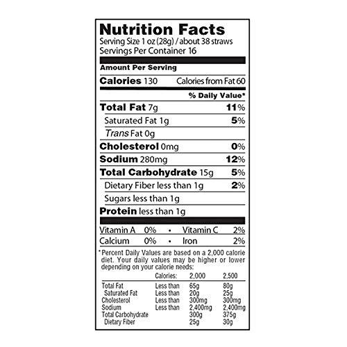 Sensible Portions Sensible Portions Garden Veggie Straws, Zesty Ranch, 16 Oz (Pack of 6)