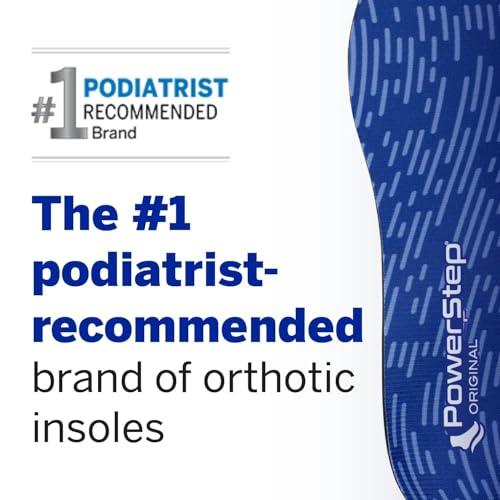 Powerstep PowerStep Insoles, Pulse Performance, Running Shoe Pain Relief Insert, Athletic Arch Support Orthotic for Women and Men (M 7-7.5, F 9-9.5)