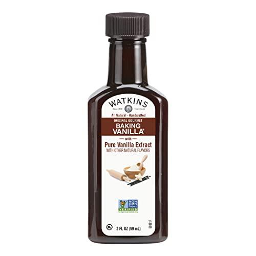 Watkins Watkins All Natural Original Gourmet Baking Vanilla with Pure Extract, 2 fl. oz. Bottle, 1-Pack