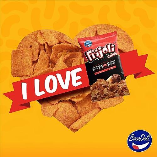 Bocadeli Bocadeli Frijoli Chips,5.29 oz, Bean Flavored Corn chips, Salvadoran Snacks (1 Pack)