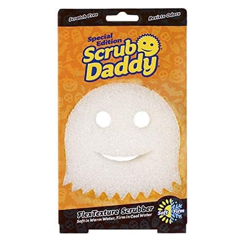 Scrub Daddy Scrub Daddy Halloween Scrubber, Cleaning Sponges for Washing Up, Dish, Kitchen Sponge, Non Scratch Multi-Use Scrubbing, FlexTexture Firm & Soft Design, Dishwashing Safe, 3-Pack