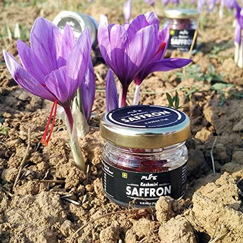 Kashmir Exotics Pure Kashmiri Saffron Mongra A++ Grade; Pampore Origin (1 g)