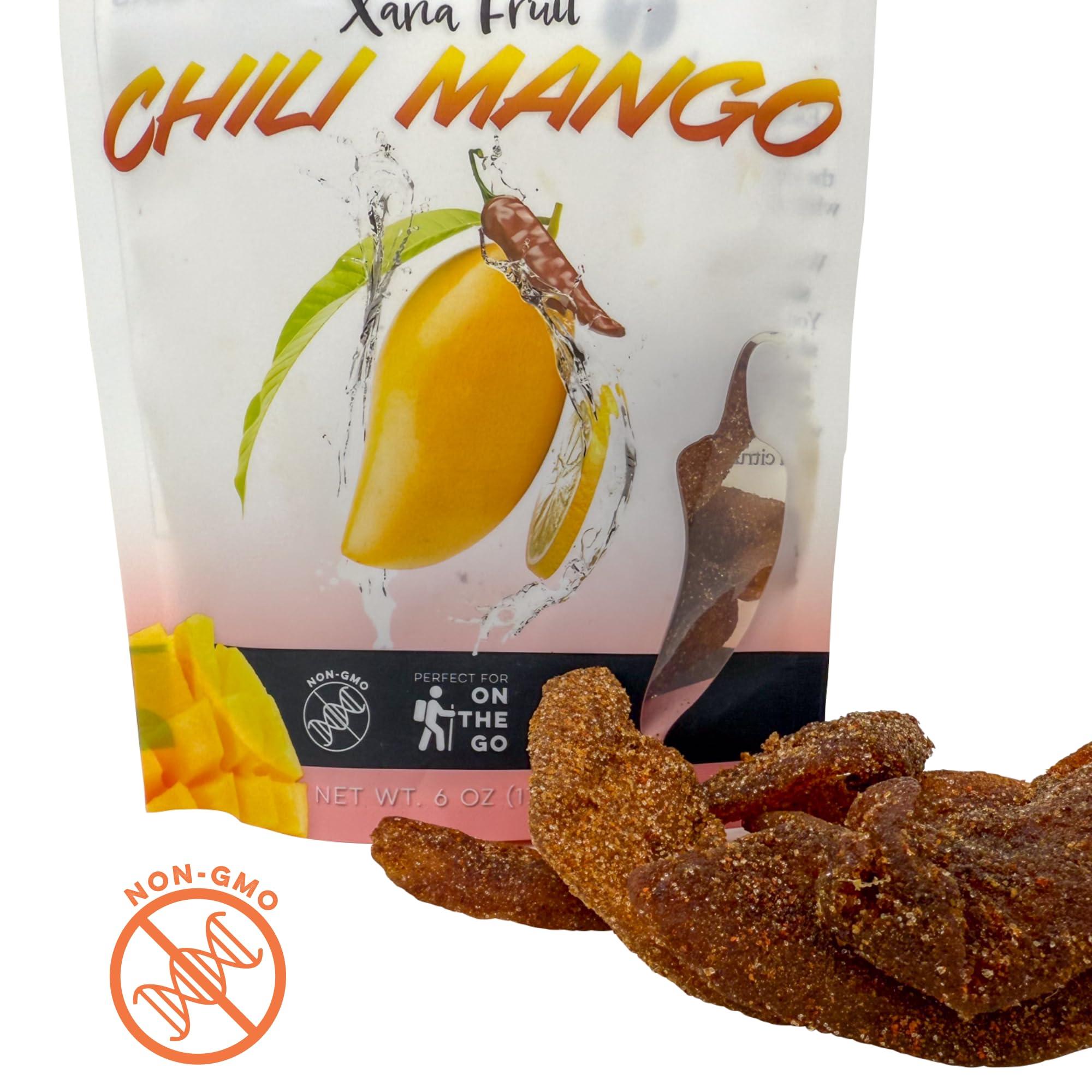 Xana Fruit Xana Fruit Soft Dried Fruit - Chili Mango Dried Fruit, 100% Fruit, Resealable Bag For Convenience, 6 Ounces