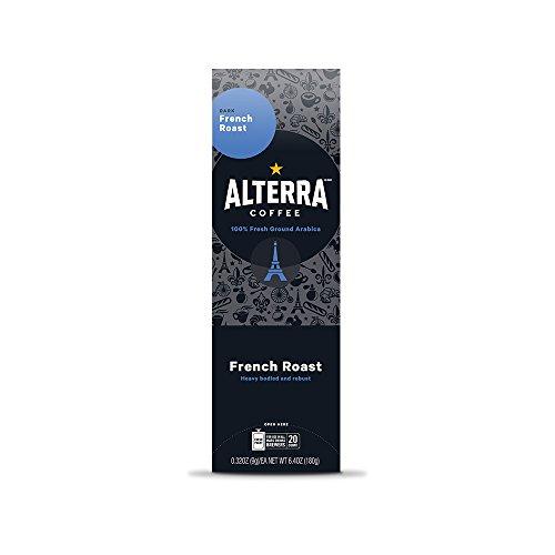 Mars Drinks ALTERRA Coffee French Roast Single Serve Freshpacks for MARS DRINKS FLAVIA Brewer, 20 Packets