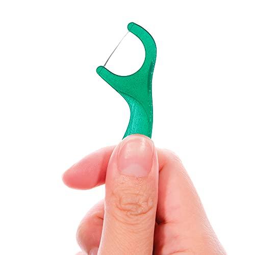 GUM GUM Professional Clean Floss Picks - Extra Strong Shred-Resistant Floss, Easy Grip Handle - Dental Flossers for Adults - Fresh Mint Flavor, 90ct (3pk)