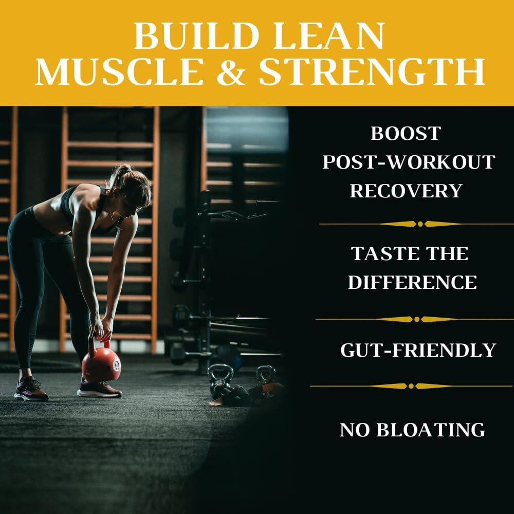 Royal Sports Nutrition RSN Royal 100% Isolate Protein Powder | 27g Protein Isolate | 0 Sugar | 1g Carbs | 5 lbs | 76 Servings | Vanilla Delight