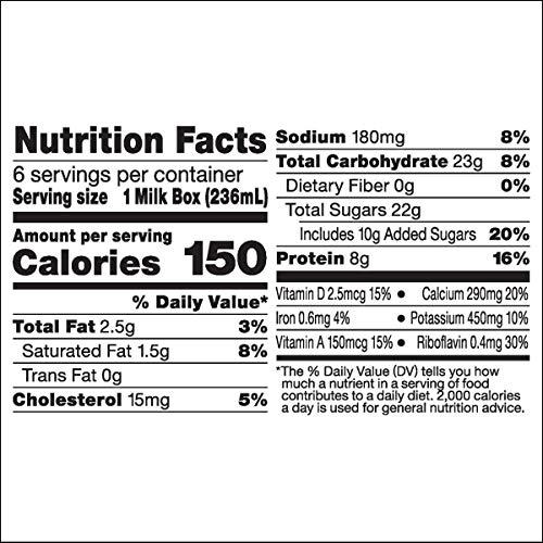 Horizon Organic Horizon Organic Shelf-Stable 1% Lowfat Milk Boxes, Chocolate, 8 Fl Oz, 6 Pack