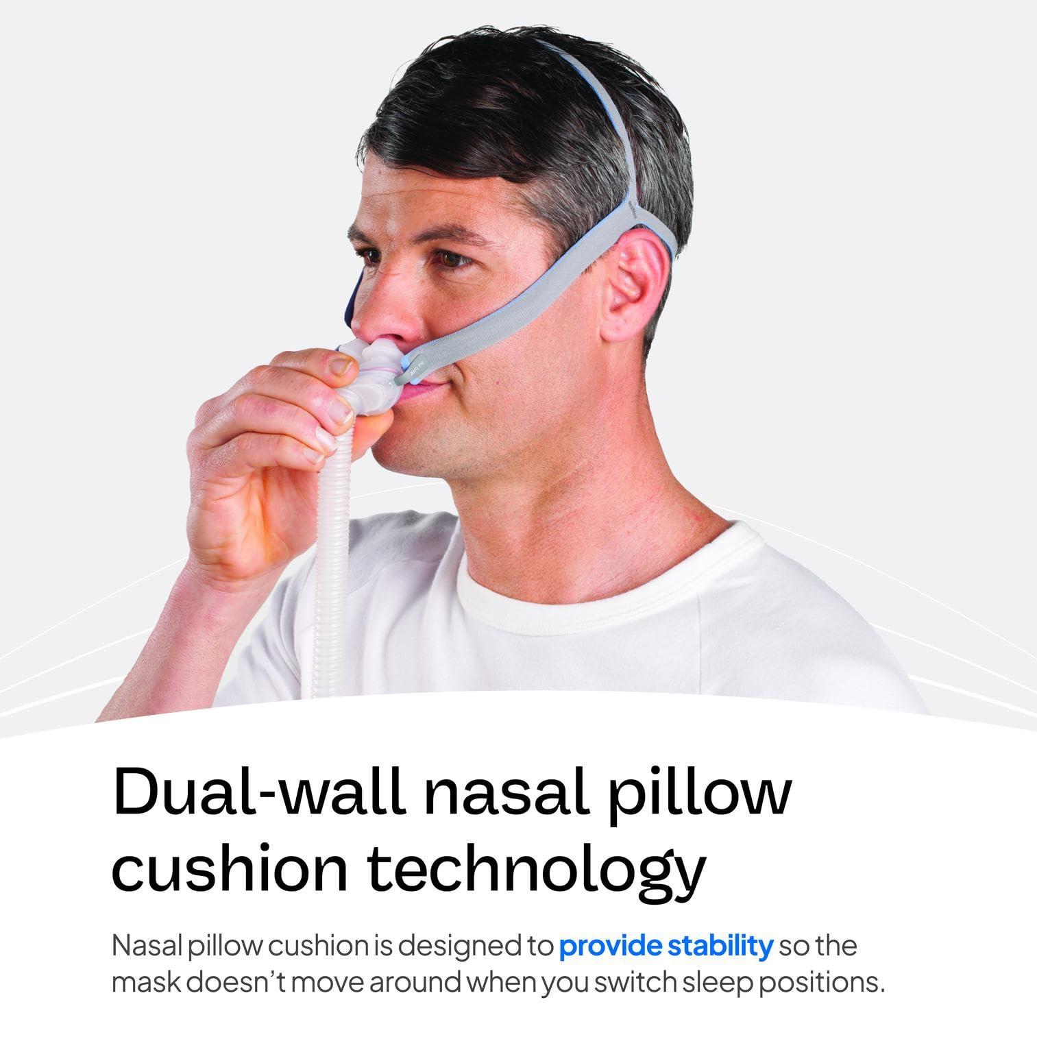 ResMed ResMed P10 Nasal Pillow Cushion - Replacement Silicone CPAP Mask Cushion - Frame System & Headgear Not Included - Premium CPAP Accessory - X-Small