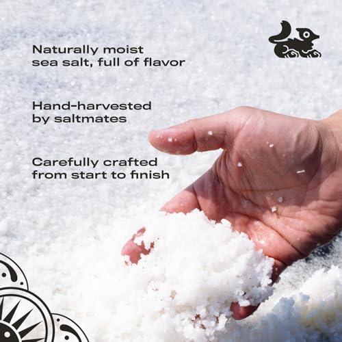 S MEXICAN S SALT S Mexican S Salt, 18 oz Colima Fleur de Sel, Kosher, Natural, Sun Blessed, Organic, Gluten Free, Obtained by Ancient Process, Hand Harvested