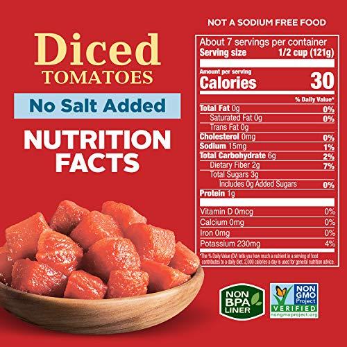 Hunt's Hunt\'s Diced Tomatoes No Salt Added, 28 oz
