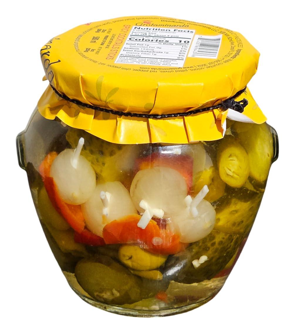 Torremar Torremar | Spicy Cocktail Sticks | Banderillas Picante | 20oz/580grs | Pack of 1