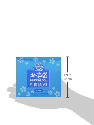 DragonMall Casa Milky Flavor Tea, Hokkaidou Sapporo, 10-count Boxes (Pack of 1)