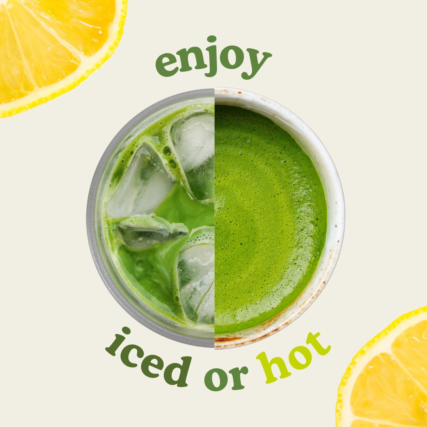 SENCHA NATURALS SEN CHA Naturals Instant Matcha Lemonade Tea Mix | Authentic Japanese Green Tea Powder & Real Crystallized Lemon Juice, 7 oz (Pack of 1)