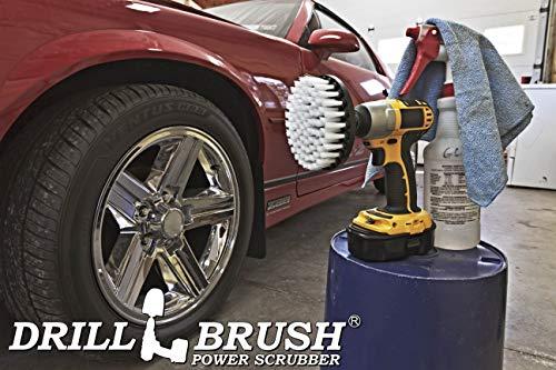 Drill Brush Power Scrubber by Useful Products Drill Powered Upholstery Scrub Brush