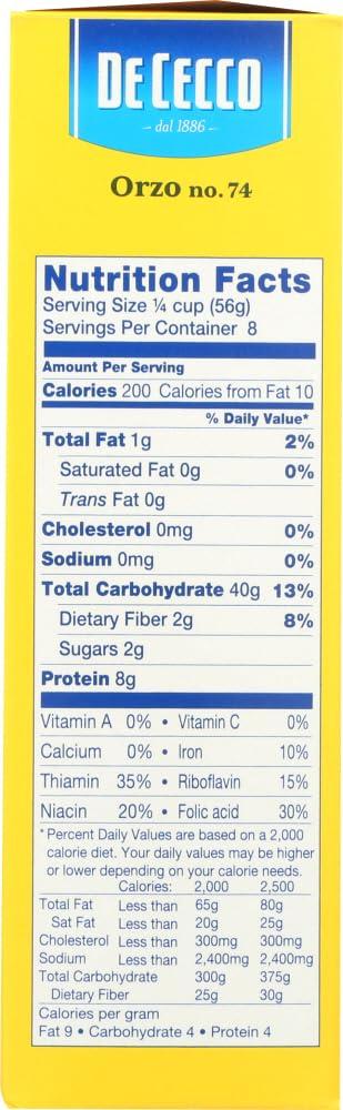 De Cecco DeCecco Pasta, Riso, 16-Ounce Boxes (Pack of 20)