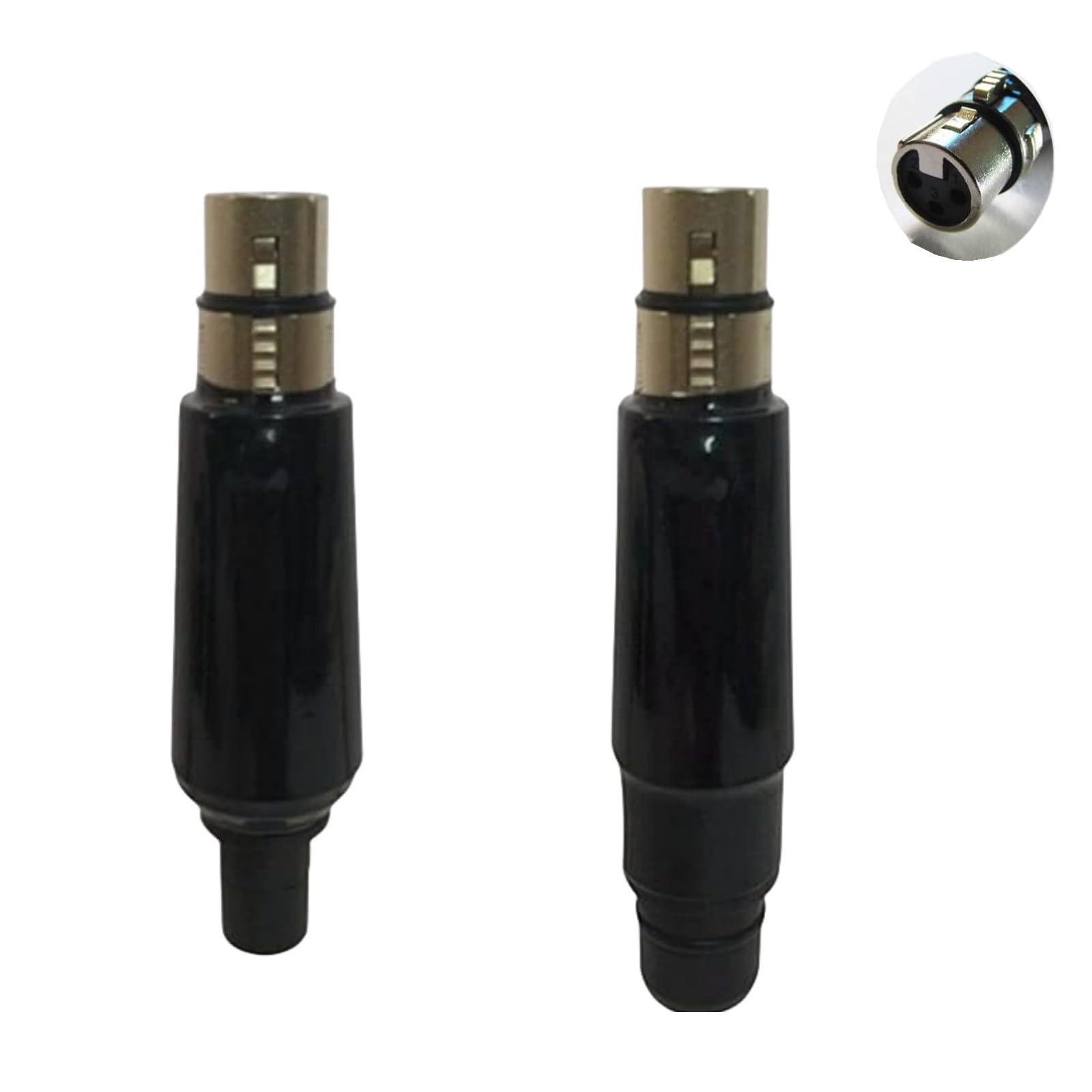 EBIEFLY EBIEFLY 2Pcs DIY Massage Gun Adapter Attachments with 3XLR Female Connector + A Large Massager Cup Attachment with Male Connector,Helps Relieve Muscle Soreness & Stiffness,Cup Diameter 12cm/4.7in