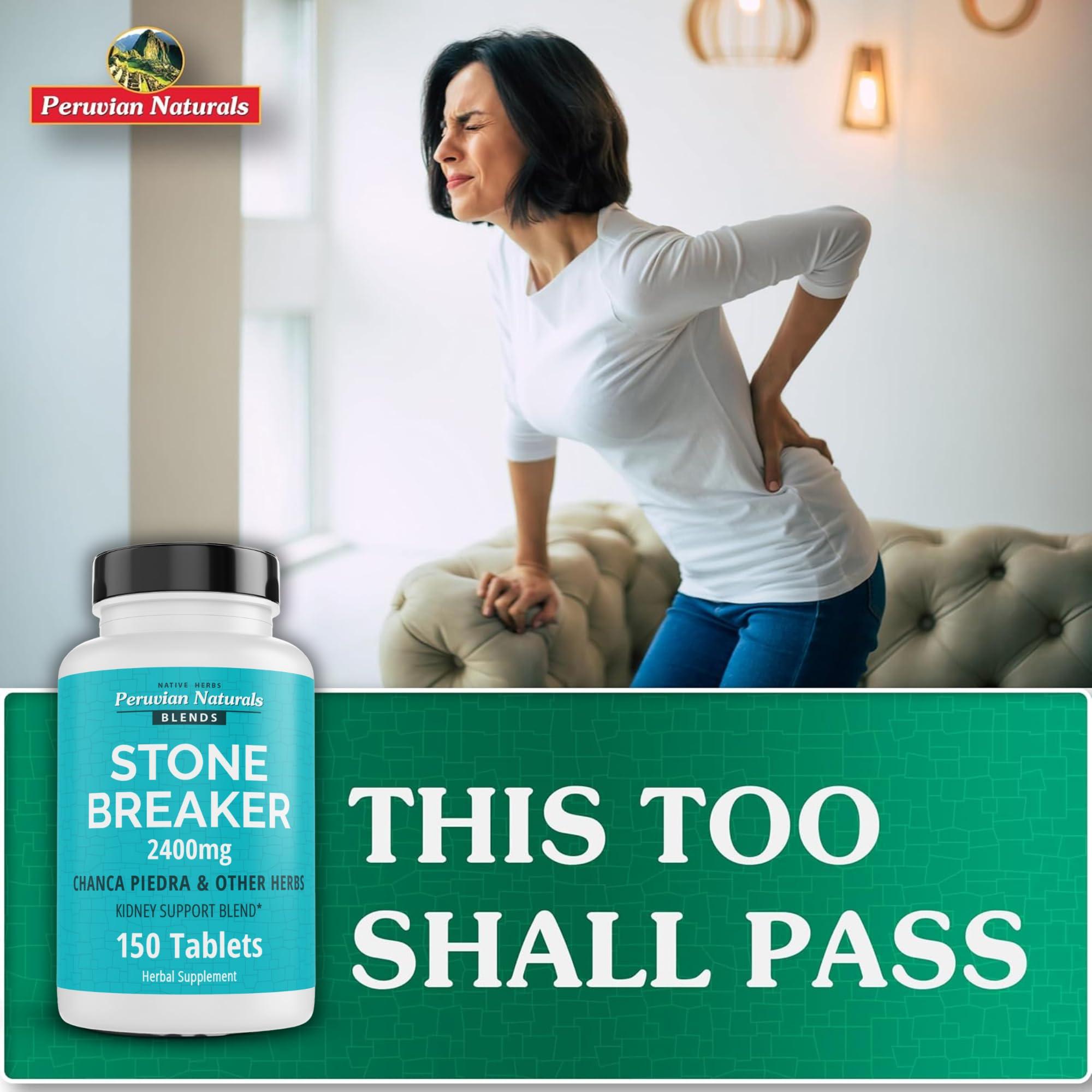 Peruvian Naturals Peruvian Naturals Chanca Piedra “Stone Breaker” – 150 Tablets - Kidney Supplement - 2400mg per Serving 100% Natural Chancapiedra Grown in Peru